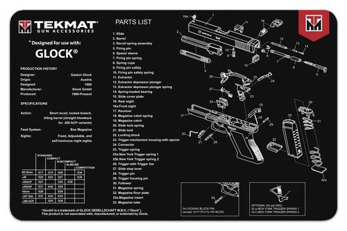 TekMat 11x17 Gun Cleaning Mat - Glock - Precision Shot Firearms