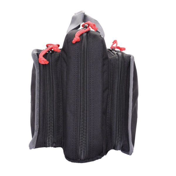 G-Outdoors Quad Pistol Range Bag with Mag Storage and Dump Cups FDE - Precision Shot Firearms