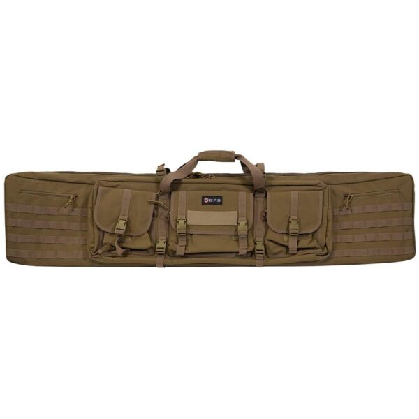 G-Outdoors Double Rifle Case 55" FDE - Precision Shot Firearms