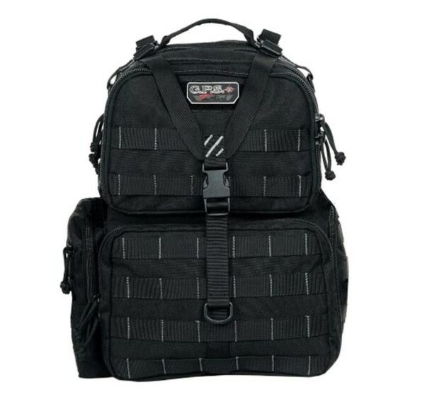 G-Outdoors GPS Tactical Range Backpack Holds 3 Handguns Black - Precision Shot Firearms