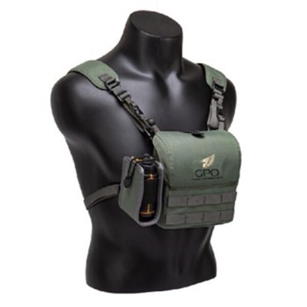 German Precision Optics Polariz Binocular Bundle 10x42 Green Black with Harness Tripod Adaptor - Precision Shot Firearms