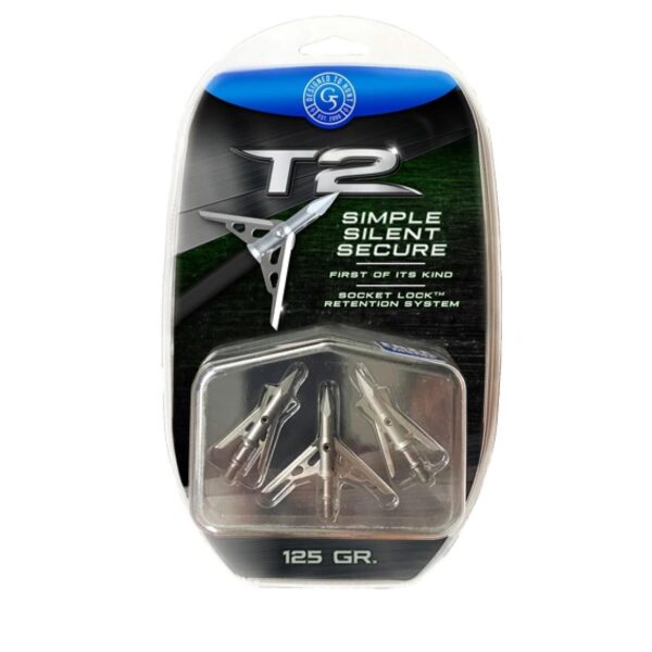 G5 Outdoors T2: 2-Blade Match Expandable Broadhead 125gr BMP 3/pk - Precision Shot Firearms