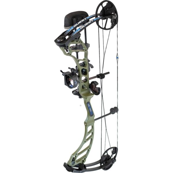 Quest Centec Compound Youth Bow Package RH 29/70 25 - 31 Army Green/Black - Precision Shot Firearms