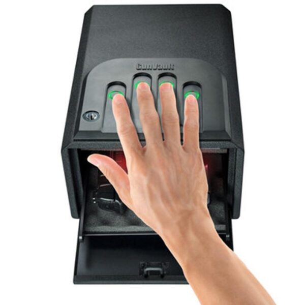 GunVault MiniVault 1 Gun Keypad Vault 5.48" x 8.3" x 12" - Precision Shot Firearms