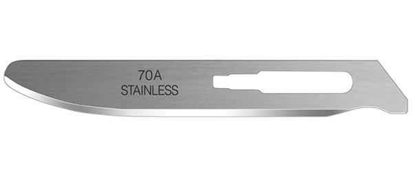 Havalon Piranta #70A Stainless Steel Thicker Blunt-Tip Blades - One Dozen - Precision Shot Firearms