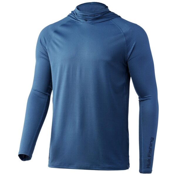 Huk A1A Performance Hoodie Titanium Blue S - Precision Shot Firearms