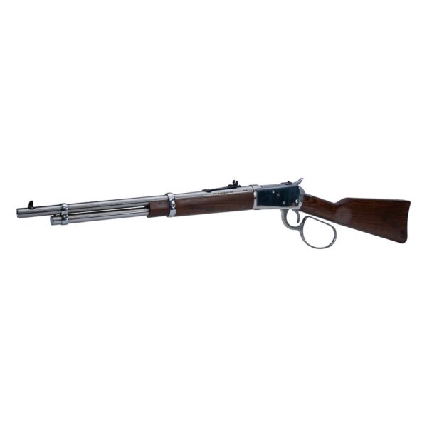 Heritage 92 Lever Action Rifle .45 Colt 8rd Capacity 18' Polished Stainless Barrel Wood Stock - Precision Shot Firearms