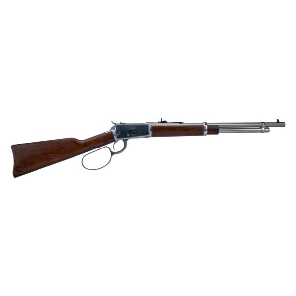 Heritage 92 Lever Action Rifle .45 Colt 8rd Capacity 18' Polished Stainless Barrel Wood Stock - Precision Shot Firearms