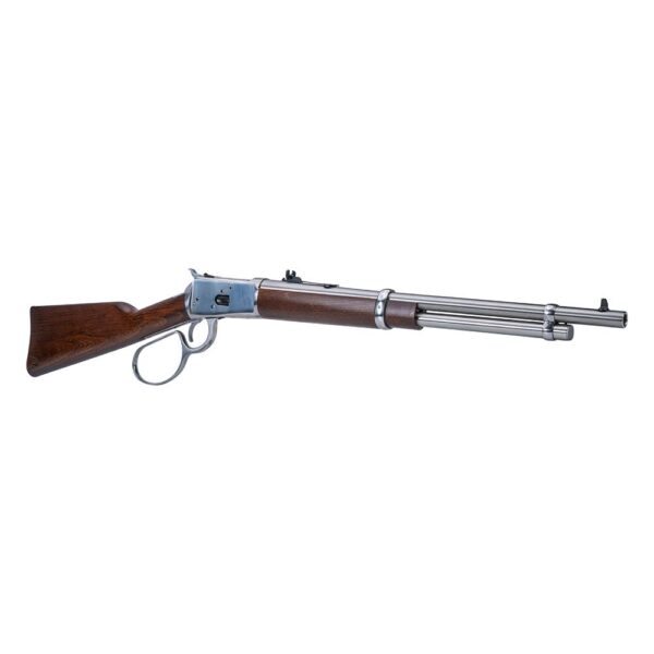 Heritage 92 Lever Action Rifle .45 Colt 8rd Capacity 18' Polished Stainless Barrel Wood Stock - Precision Shot Firearms