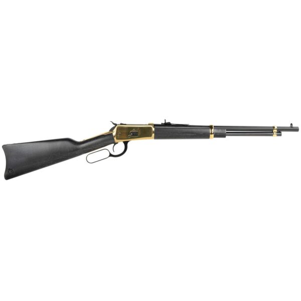 Heritage 92 Lever Action Rifle .45 Colt 8rd Capacity 18" PVD Gold Barrel Wood Stock - Precision Shot Firearms