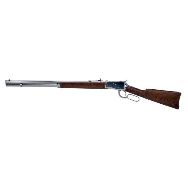 Heritage 92 Lever Action Rifle .357 Mag/.38 Spl 12rd Capacity 24' Polished Stainless Octagon Barrel Wood Stock - Precision Shot Firearms