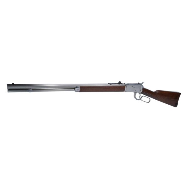 Heritage 92 Lever Action Rifle .357 Mag/.38 Spl 12rd Capacity 24' Polished Stainless Octagon Barrel Wood Stock - Precision Shot Firearms