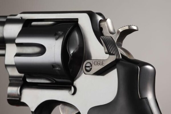 Hogue S&W Long Cylinder Release Stainless Steel - Blued - Precision Shot Firearms