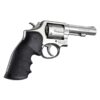 Hogue S&W K/L Frame Square Butt Rubber Handgun Grip Black - Precision Shot Firearms