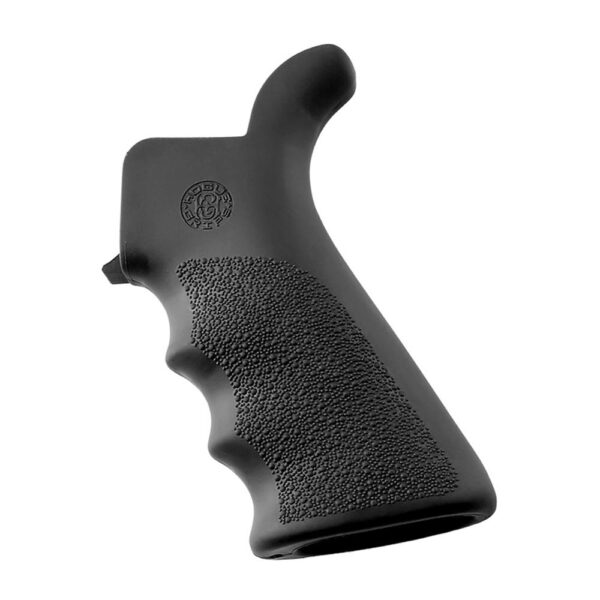 Hogue AR-15/M-16 Rubber Beavertail Grip with Finger Grooves - Black - Precision Shot Firearms