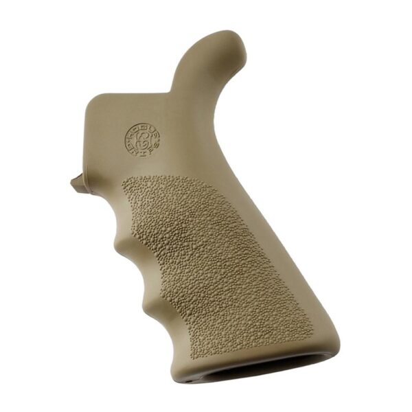 Hogue AR-15/M-16 Rubber Beavertail Grip with Finger Grooves - Desert Tan - Precision Shot Firearms