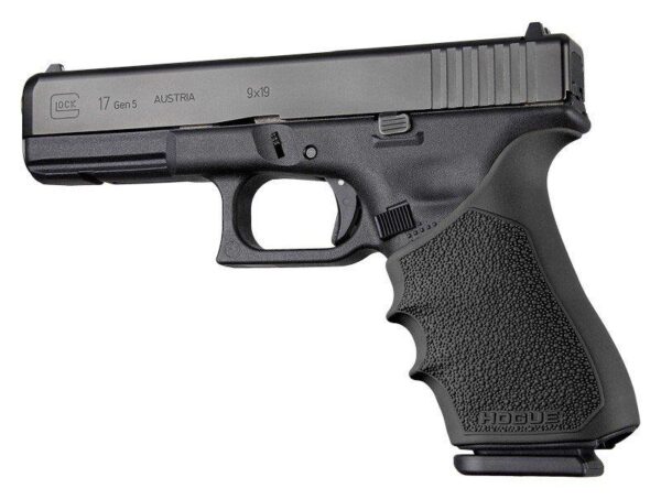 HandAll Beavertail Grip Sleeve Glock 17 Gen 1-2-5 Black - Precision Shot Firearms