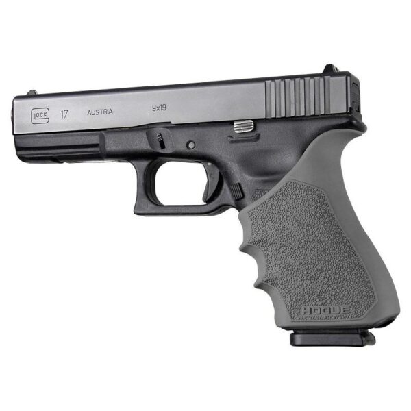 Hogue HandAll Beavertail Handgun Grip Sleeve for Glock 17 Gen 3-4 Slate Grey - Precision Shot Firearms