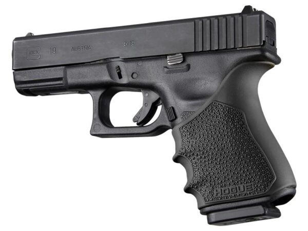 Hogue HandAll Beavertail Grip Sleeve Glock 19 23 32 38 Gen 3-4 Black - Precision Shot Firearms