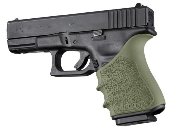 HandAll Beavertail Grip Sleeve Glock 19 Gen 3-4 OD Green - Precision Shot Firearms