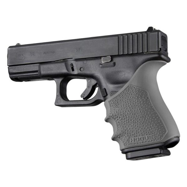 Hogue HandAll Beavertail Handgun Grip Sleeve for Glock 19 Gen 3-4 Slate Grey - Precision Shot Firearms