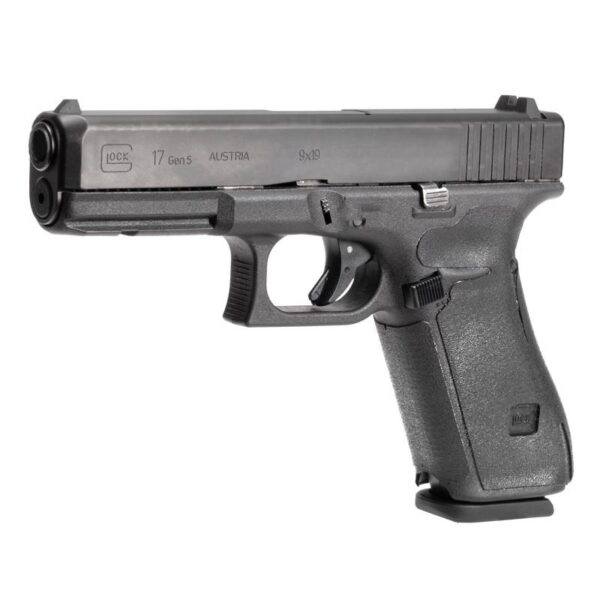 Hogue Wrapter Rubber Adhesive Grip for Glock Gen 5 Models 17 17MOS 34MOS 45 45MOS 19X - Black - Precision Shot Firearms