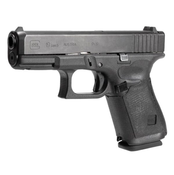 Hogue Wrapter Rubber Adhesive Grip for Glock Gen 5 Models 19 19MOS 44 - Black - Precision Shot Firearms