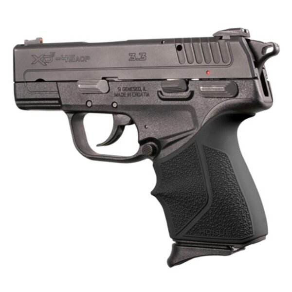 Hogue Handall Beavertail Grip Sleeve for Springfield XD-E 9/45 Black - Precision Shot Firearms