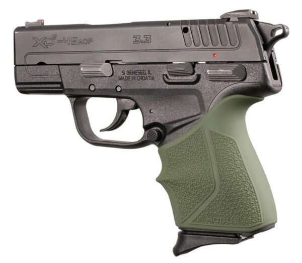 Hogue Springfield Armory XD-E 9mm/.45ACP: HandALL Beavertail Grip Sleeve - OD Green - Precision Shot Firearms