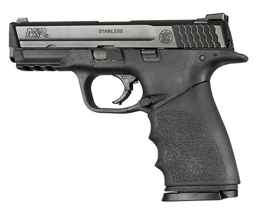 Hogue Handall Hybrid Grip Sleeve - S&W M&P 9mm 40 S&W .357 Sig Black - Precision Shot Firearms