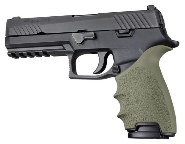Hogue HandAll Beavertail Grip Sleeve Sig Sauer P320 OD Green - Precision Shot Firearms