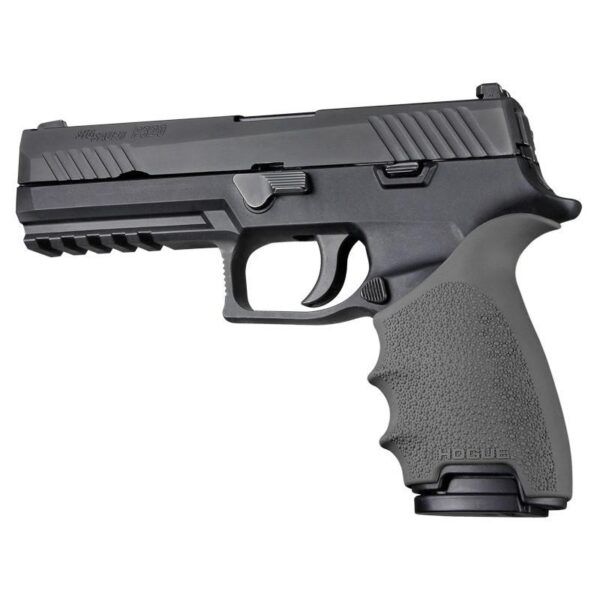Hogue HandAll Beavertail Handgun Grip Sleeve for Sig Sauer P320 Slate Grey - Precision Shot Firearms