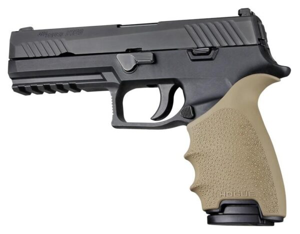 Hogue HandAll Beavertail Grip Sleeve Sig Sauer P320 Flat Dark Earth - Precision Shot Firearms