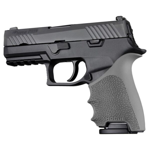 Hogue HandAll Beavertail Handgun Grip Sleeve for Sig Sauer P320 Compact Slate Grey - Precision Shot Firearms