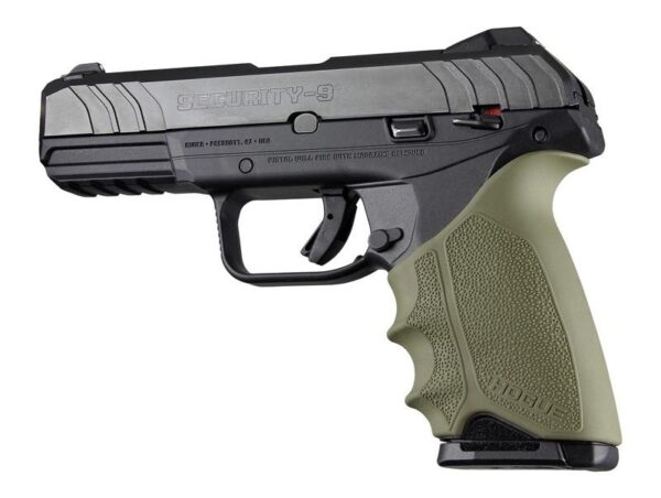 Houge HandAll Beavertail Grip Sleeve Ruger Security 9 OD Green - Precision Shot Firearms