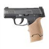 Hogue Overmolded Rubber Magazine Extended Base Pad for Sig P365/365-380 12rd FDE - Precision Shot Firearms