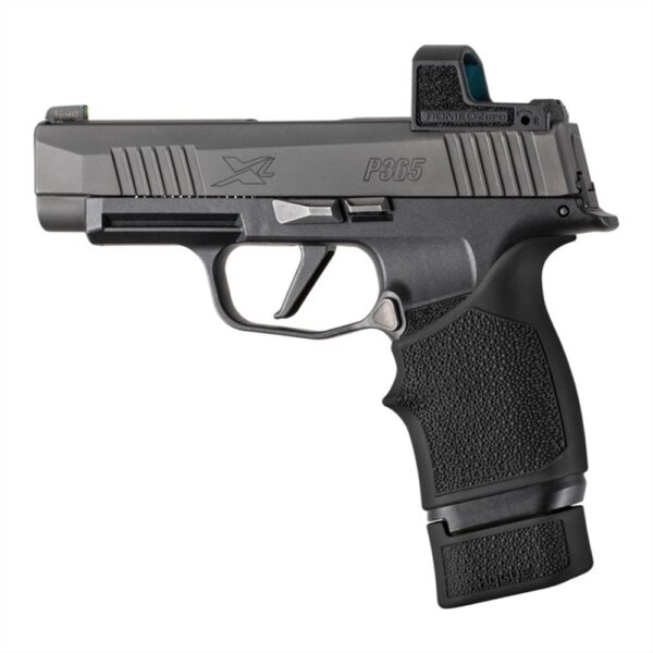 Hogue Overmolded Rubber Magazine Extended Base Pad for Sig P365 XL 15rd Black - Precision Shot Firearms