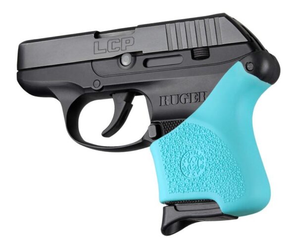 Hogue Handall Hybrid Ruger LCP Grip Sleeve-Aqua - Precision Shot Firearms