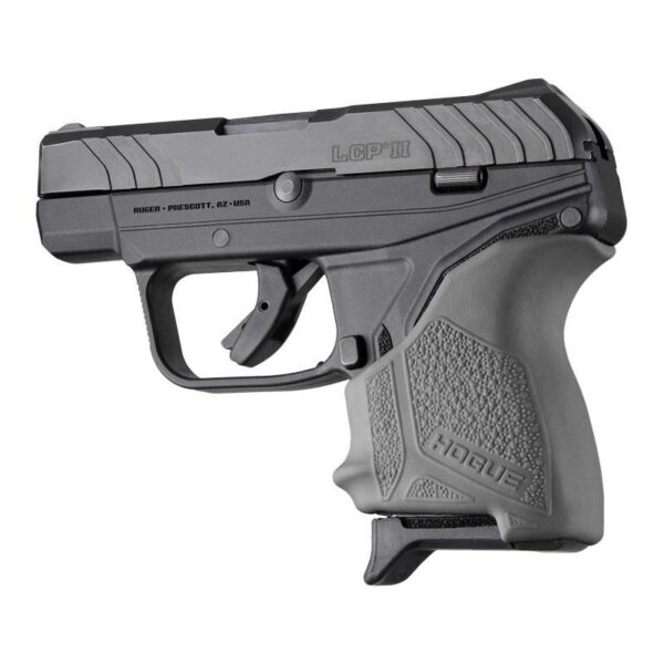 Hogue HandAll Beavertail Handgun Grip Sleeve for Ruger LCP II Slate Grey - Precision Shot Firearms