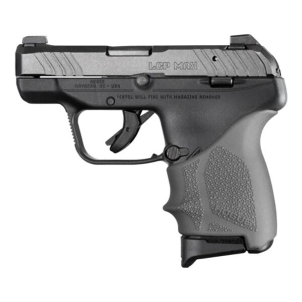 Hogue HandAll Beavertail Grip Sleeve Ruger LCP Max Slate Grey - Precision Shot Firearms