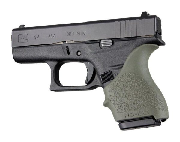 HandAll Beaver Tail Grip Sleeve Glock 42 43 OD Green - Precision Shot Firearms