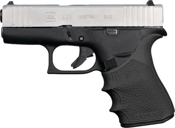Hogue HandAll Beavertail Grip Sleeve Glock 43X 48 - Black - Precision Shot Firearms