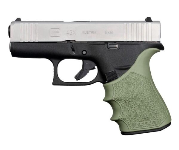 Hogue HandAll Beavertail Grip Sleeve Glock 43X 48 - OD Green - Precision Shot Firearms