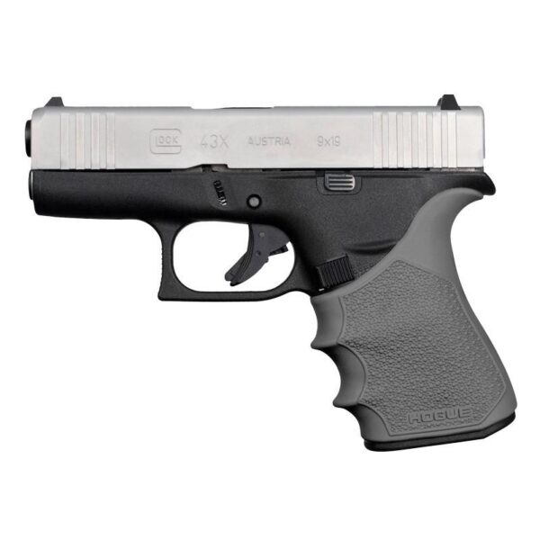 Hogue HandAll Beavertail Handgun Grip Sleeve for Glock 43X/48 Slate Grey - Precision Shot Firearms
