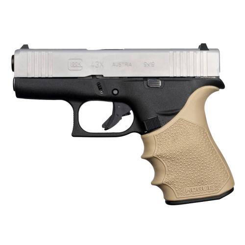 Hogue HandAll Beavertail Grip Sleeve Glock 43X/48 FDE - Precision Shot Firearms