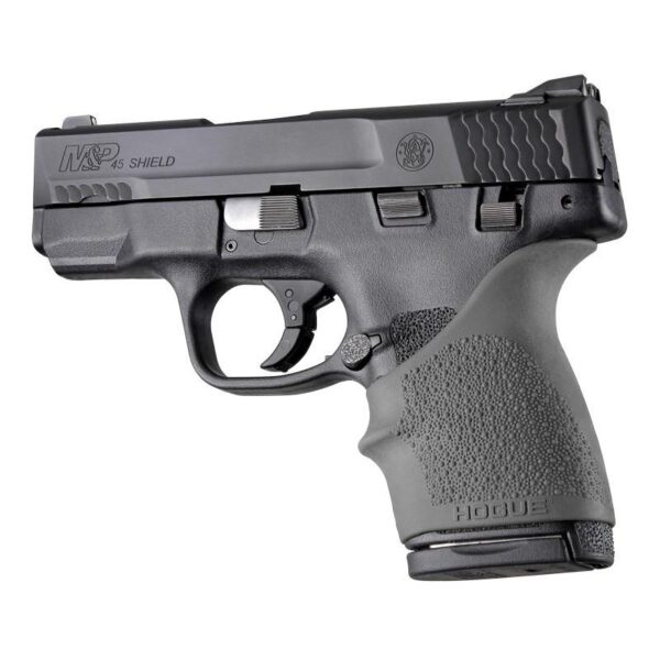 Hogue HandAll Beavertail Handgun Grip Sleeve for S&W M&P Shield 45/Kahr P9/40 CW9/40 Slate Grey - Precision Shot Firearms