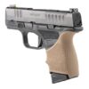 Hogue HandALL Beavertail Grip Sleeve for Springfield Hellcat - FDE - Precision Shot Firearms