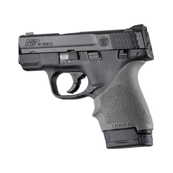 Hogue HandAll Beavertail Handgun Grip Sleeve for S&W M&P Shield/Ruger LC9 Slate Grey - Precision Shot Firearms