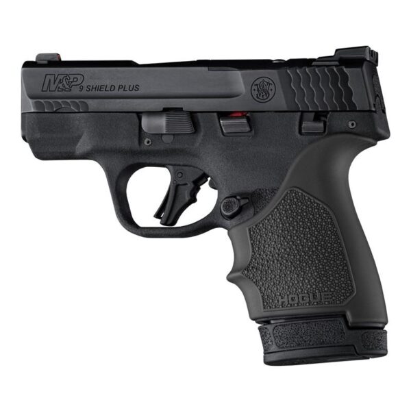 Hogue HandAll Beavertail Handgun Grip Sleeve for S&W M&P 9 Shield Plus Black - Precision Shot Firearms