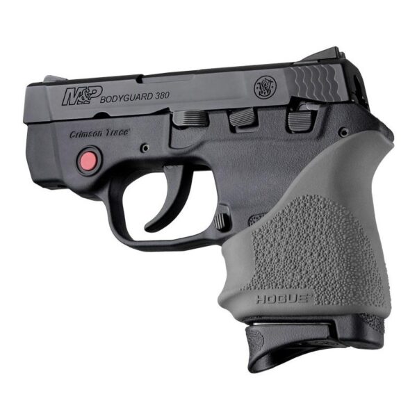Hogue HandAll Beavertail Handgun Grip Sleeve for S&W Bodyguard 380/Taurus TCP & Spectrum Slate Grey - Precision Shot Firearms